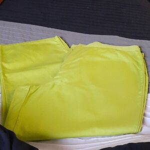 Bright Lime Green Womens Capris